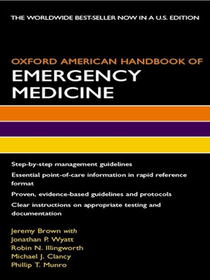 cover image of Oxford American Handbook of Emergency Medicine
